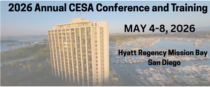Image of a hotel noting conference dates in May 2026