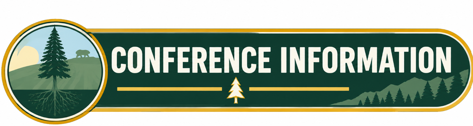 Image noting "conference information