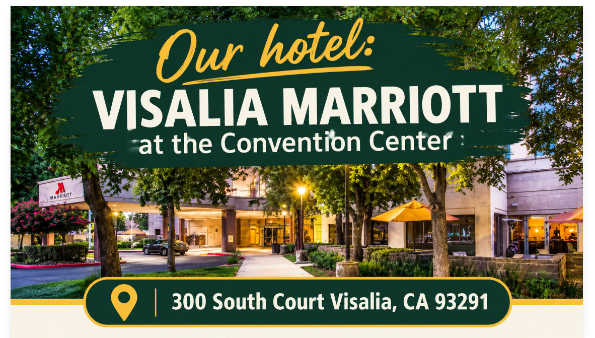 Address for the Visalia marriott 